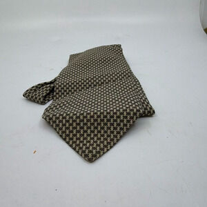 Giorgio Armani Houndstooth Brown Silk Tie